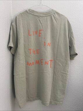 Live In The Moment Short Sleeve Tee - Sage